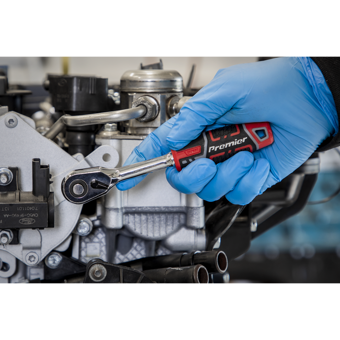 Premier Ratchet Wrench with Flip Reverse 1/4"Sq Drive | AK8934
