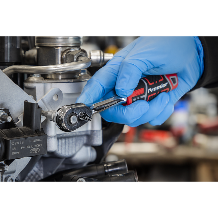 Premier Ratchet Wrench with Flip Reverse 1/4"Sq Drive | AK8934