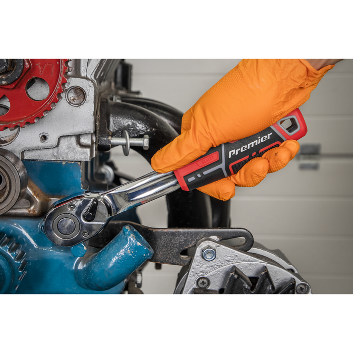 Premier Pear-Head Offset Ratchet Wrench with Flip Reverse 3/8"Sq Drive | AK8938