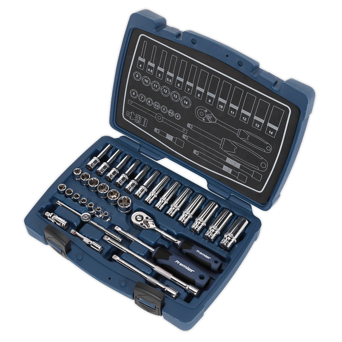 Premier Socket Set 1/4"Sq Drive 33pc | AK8990