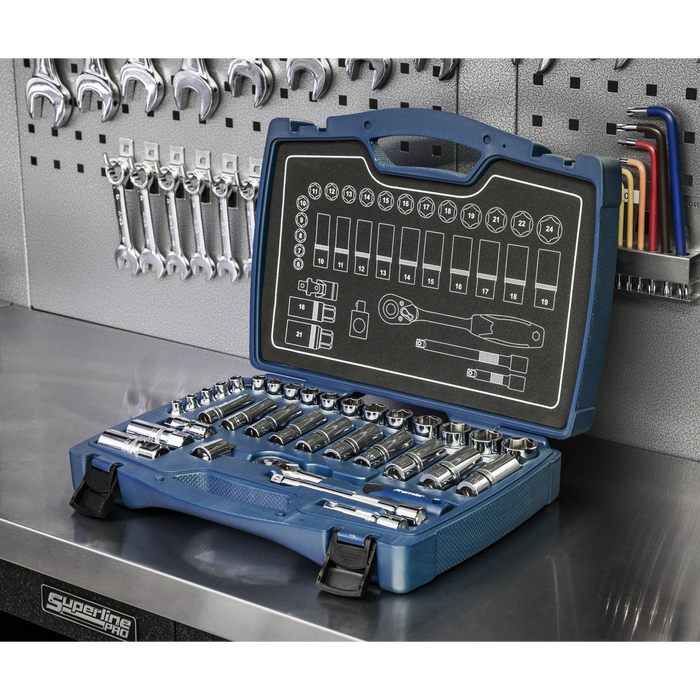 Premier Socket Set 3/8"Sq Drive 34pc | AK8991