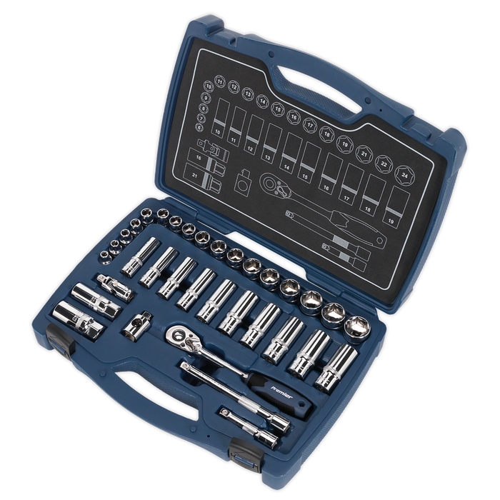 Premier Socket Set 3/8"Sq Drive 34pc | AK8991