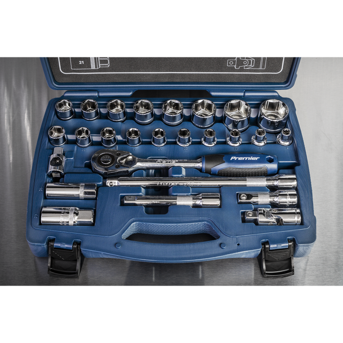 Premier Socket Set 1/2"Sq Drive 26pc | AK8992