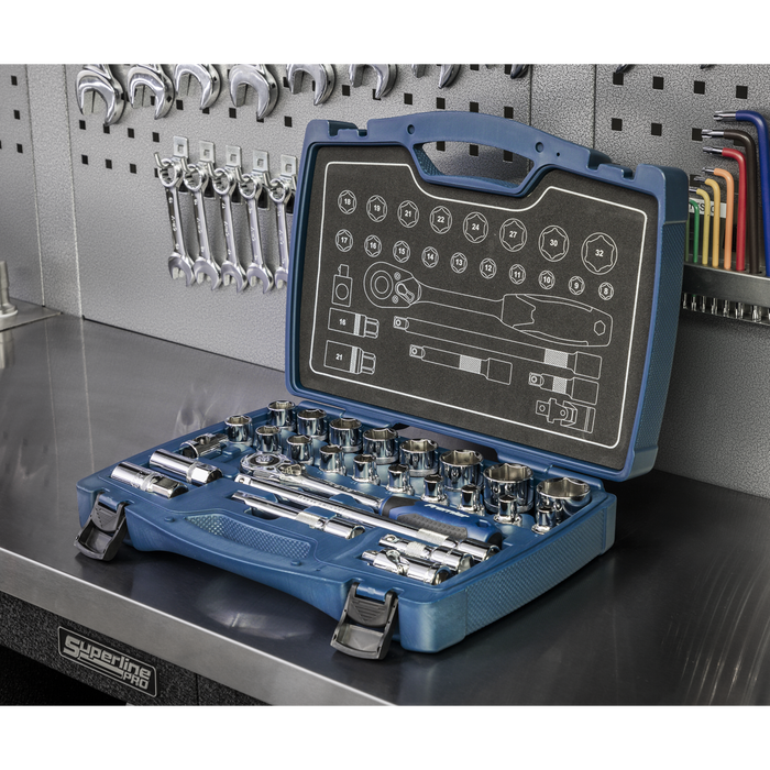 Premier Socket Set 1/2"Sq Drive 26pc | AK8992