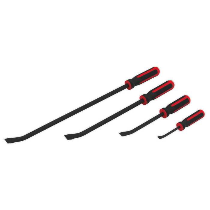 Premier Heavy-Duty Angled Pry Bar Set with Hammer Cap 4pc | AK9105