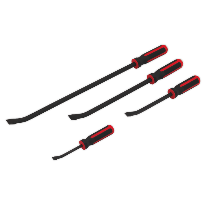 Premier Heavy-Duty Angled Pry Bar Set with Hammer Cap 4pc | AK9105