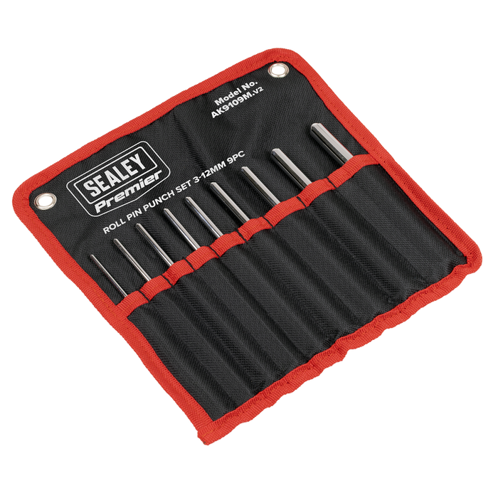 Premier Roll Pin Punch Set 3-12mm 9pc | AK9109M