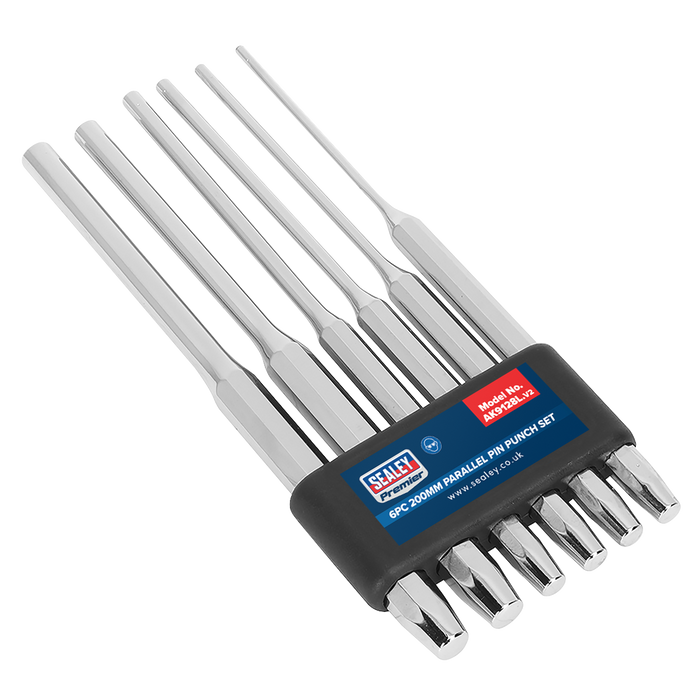 Premier Long Parallel Pin Punch Set 6pc | AK9128L