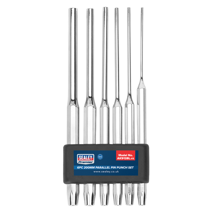 Premier Long Parallel Pin Punch Set 6pc | AK9128L
