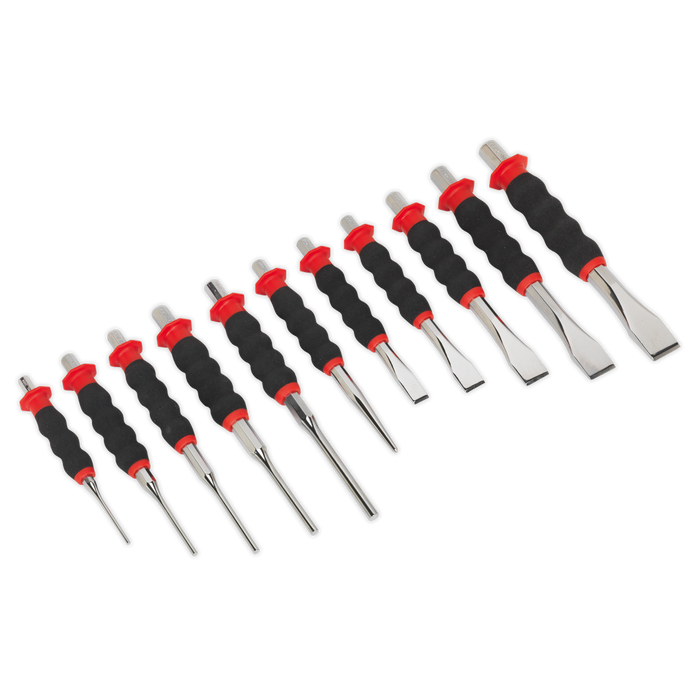 Premier Sheathed Punch & Chisel Set 11pc | AK9135