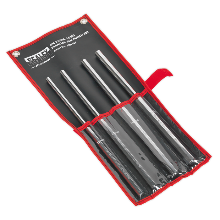 Premier Extra-Long Parallel Pin Punch Set 4pc | AK9147