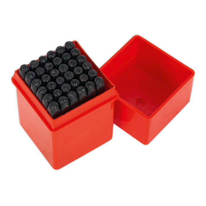 Letter & Number Punch Set 4mm 36pc | AK9296