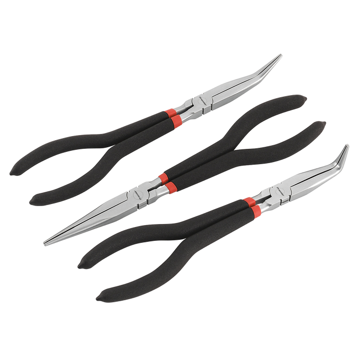 Premier Needle Nose Pliers Set Ni-Fe Finish 280mm 3pc | AK930