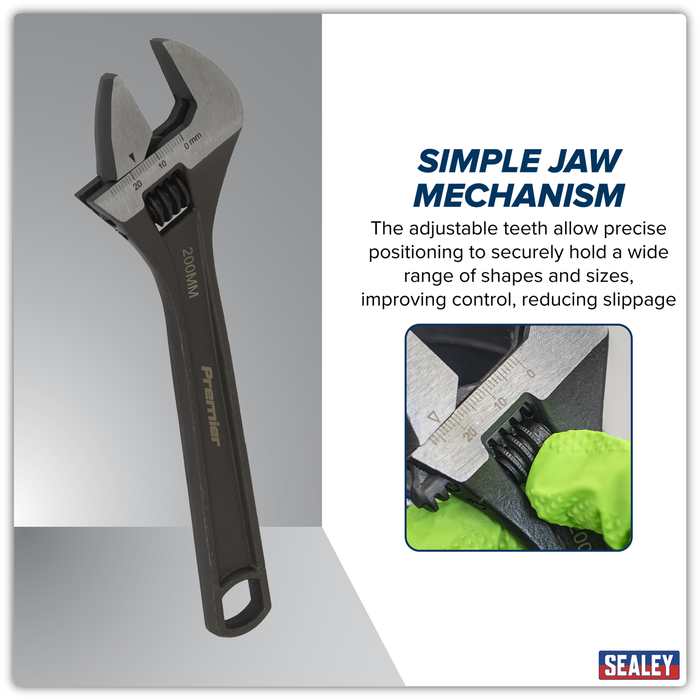 Premier Adjustable Wrench 200mm | AK9561
