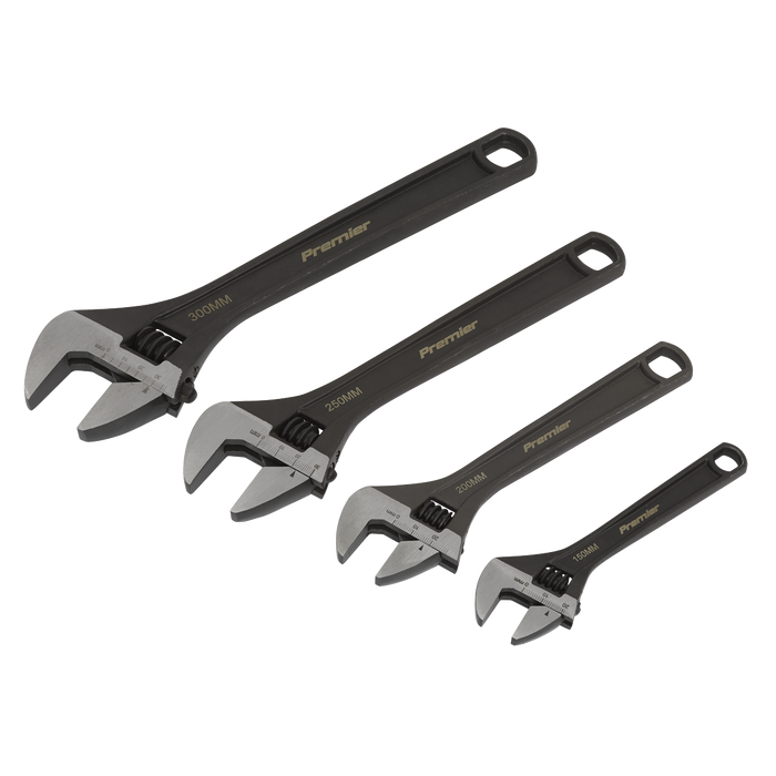 Premier Adjustable Wrench Set 4pc | AK9567