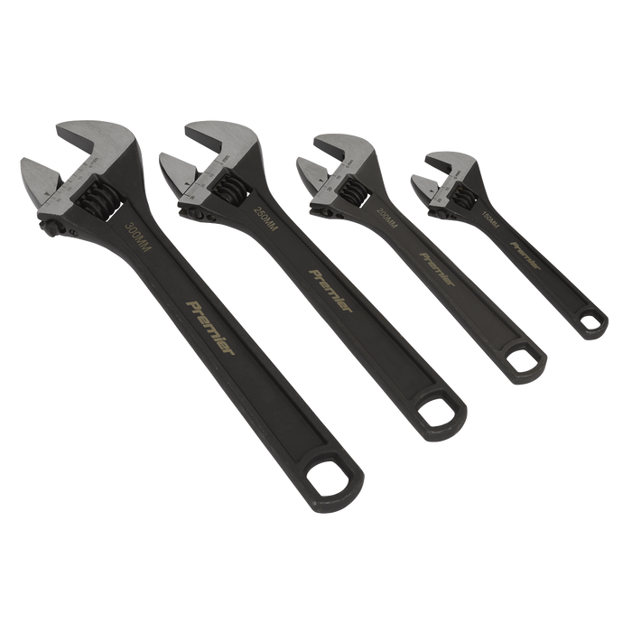 Premier Adjustable Wrench Set 4pc | AK9567