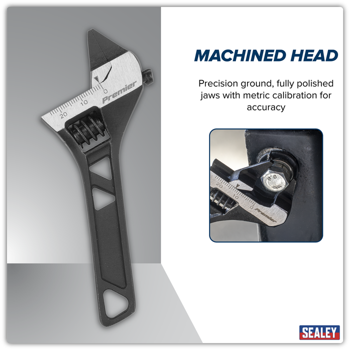 Premier Low Profile Adjustable Wrench 140mm | AK9568