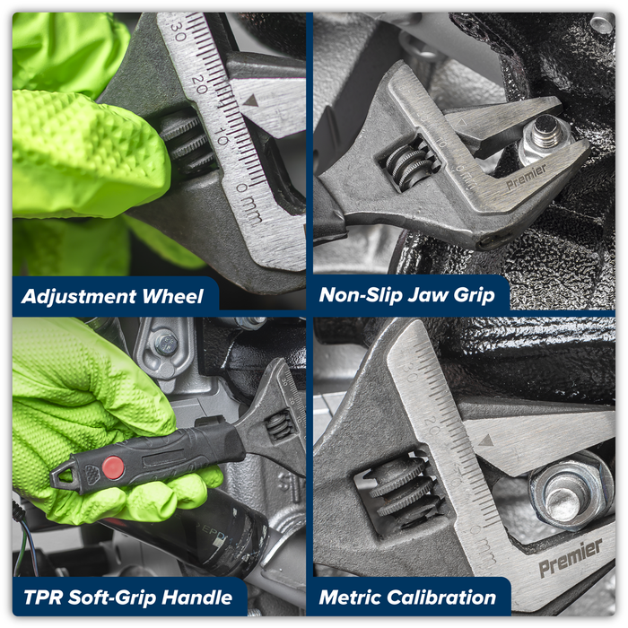 Premier Adjustable Wide Jaw Wrench 150mm | AK9573
