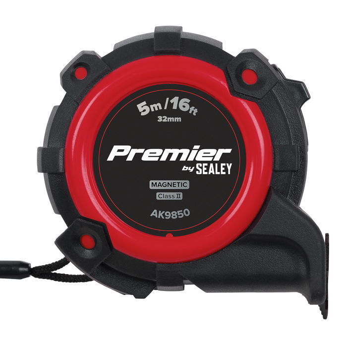 Premier Metric/Imperial Tape Measure Extra-Wide Blade 5m(16ft) x 32mm | AK9850