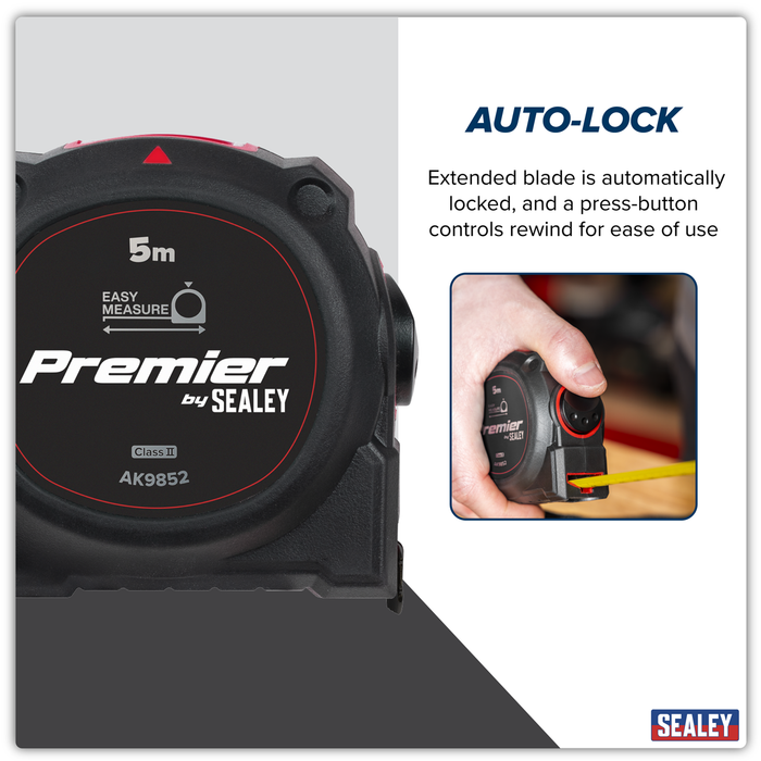 Premier Window Tape Measure 5m x 19mm | AK9852