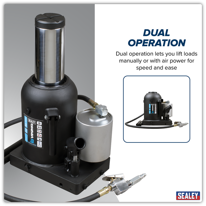 Viking Manual/Air Hydraulic Bottle Jack 50 Tonne | AM50S