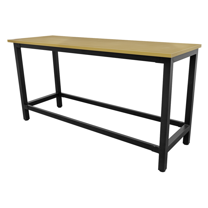 Heavy-Duty Steel Workbench with 25mm MDF Top 1.8m | AP0618