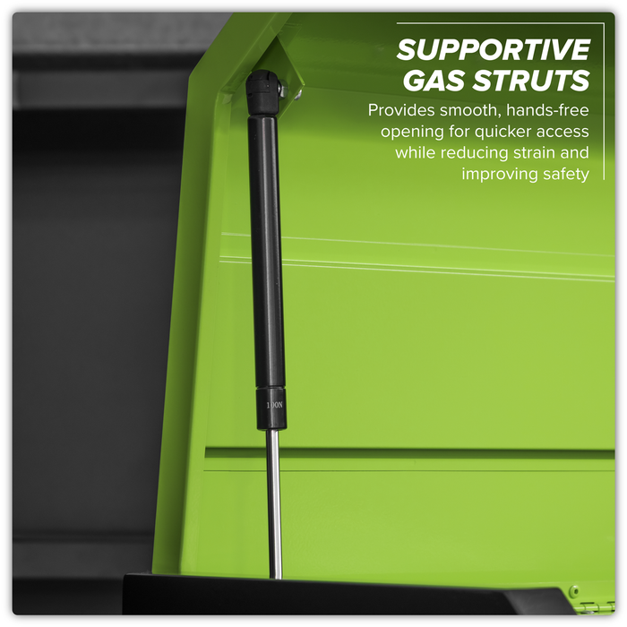 Superline Pro® Topchest & Rollcab Combination 12 Drawer & 1 Door Cupboard - Green | AP1080HVG