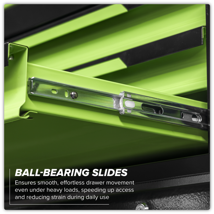 Superline Pro® Topchest & Rollcab Combination 12 Drawer & 1 Door Cupboard - Green | AP1080HVG