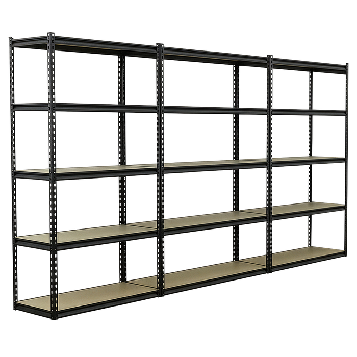 Racking Unit with 5 Shelves 220kg Capacity Per Level - Set of 3 | AP1200RCOMBO1