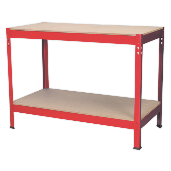 Steel Workbench with Wooden Top 1.2m | AP1210