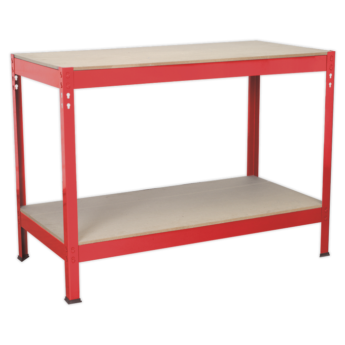 Steel Workbench with Wooden Top 1.2m | AP1210