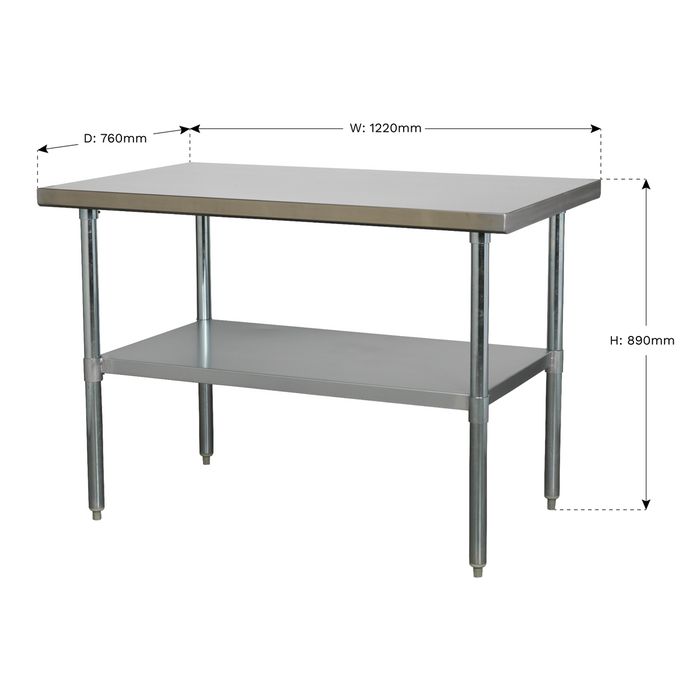 Stainless Steel Workbench 1.2m | AP1248SS