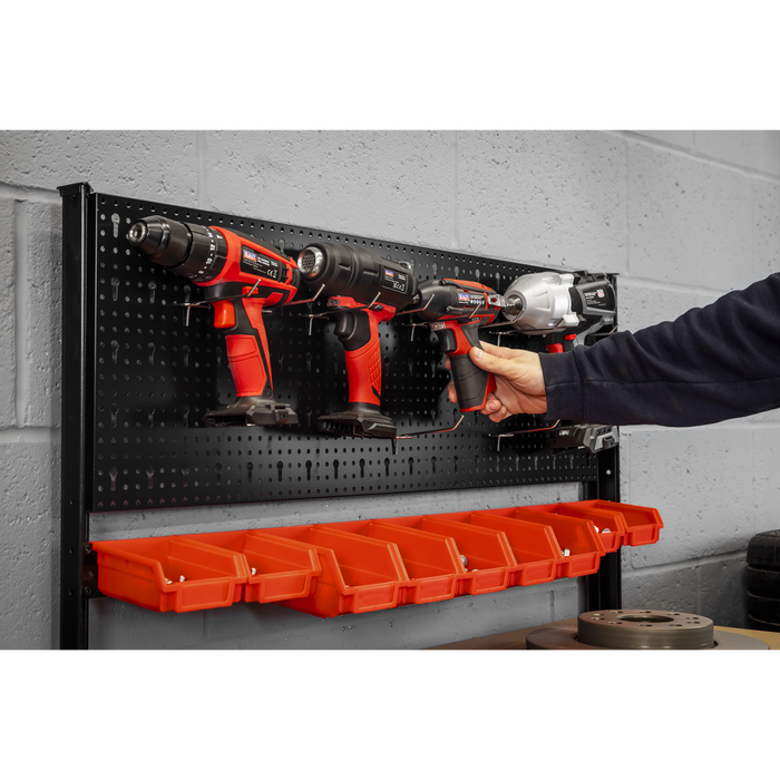 Steel Workbench with Pegboard 1m | AP12601