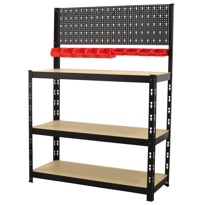 Steel Workbench with Pegboard 1m | AP12601