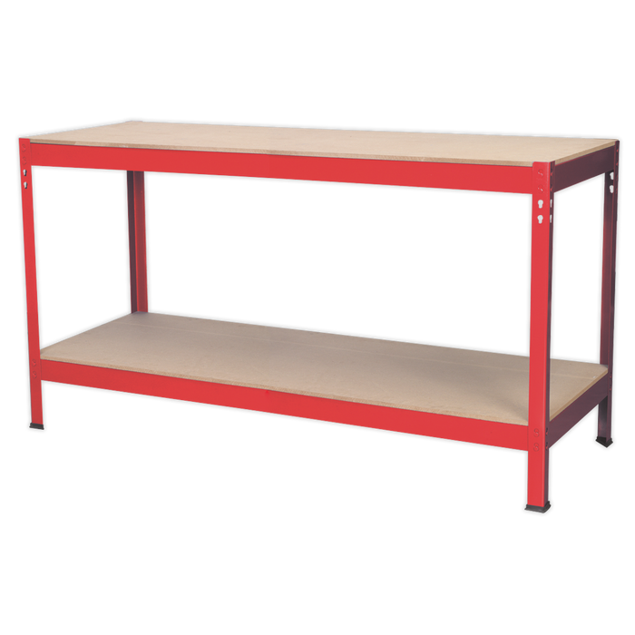 Steel Workbench with Wooden Top 1.53m | AP1535