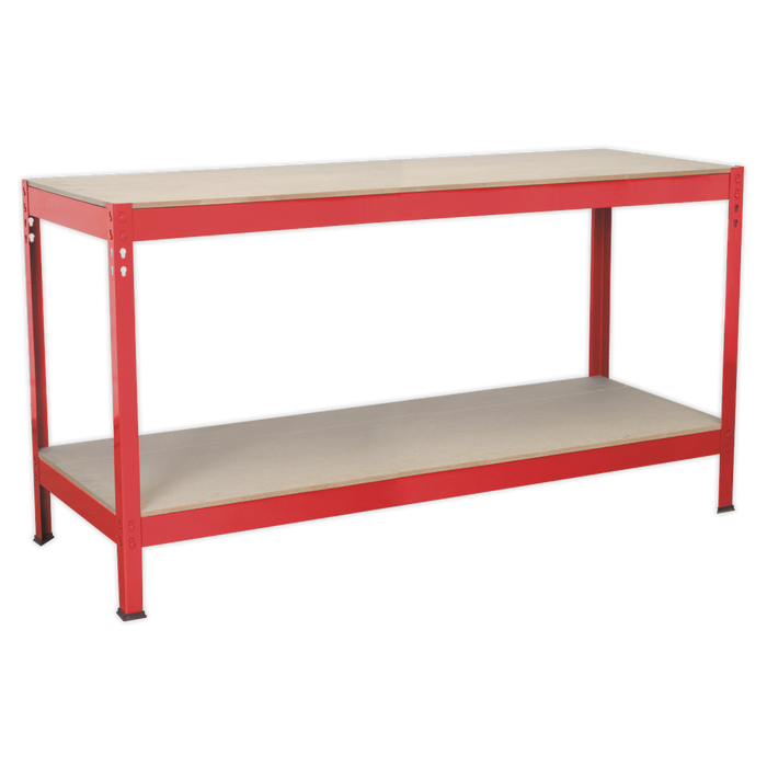 Steel Workbench with Wooden Top 1.53m | AP1535