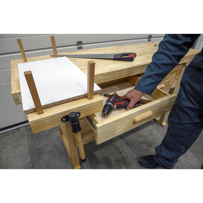 Woodworking Bench with 4 Drawers | AP1640