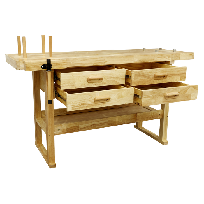 Woodworking Bench with 4 Drawers | AP1640