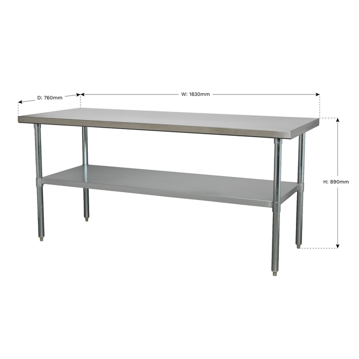 Stainless Steel Workbench 1.8m | AP1872SS
