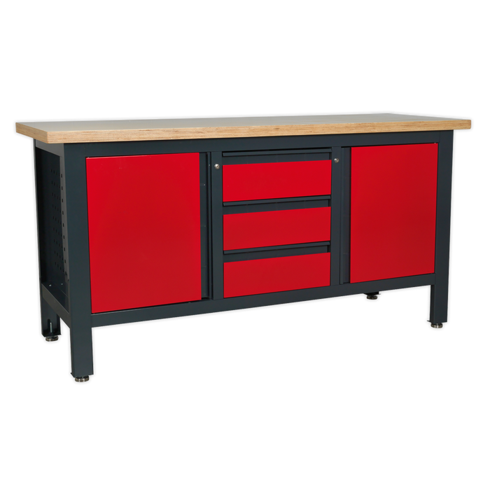 Workbench with 3 Drawers & 2 Cupboards | AP1905C