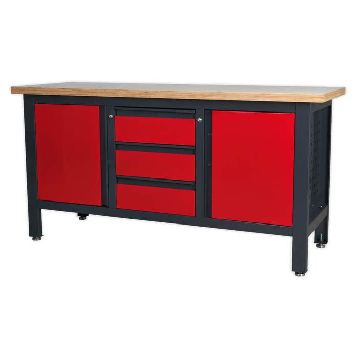 Workbench with 3 Drawers & 2 Cupboards | AP1905C