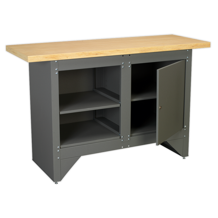 Heavy-Duty Workbench with Cupboard | AP2010