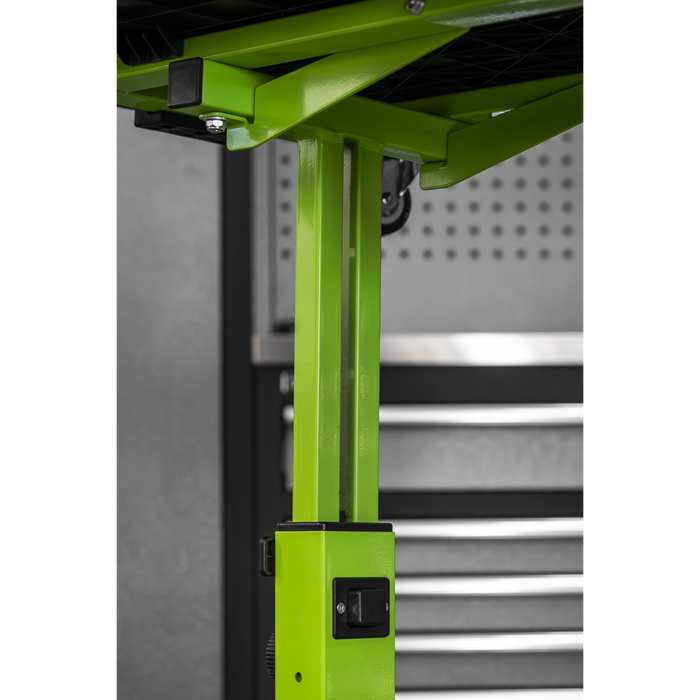 Adjustable-Height Mobile Workstation with Removable Top Tray | AP201
