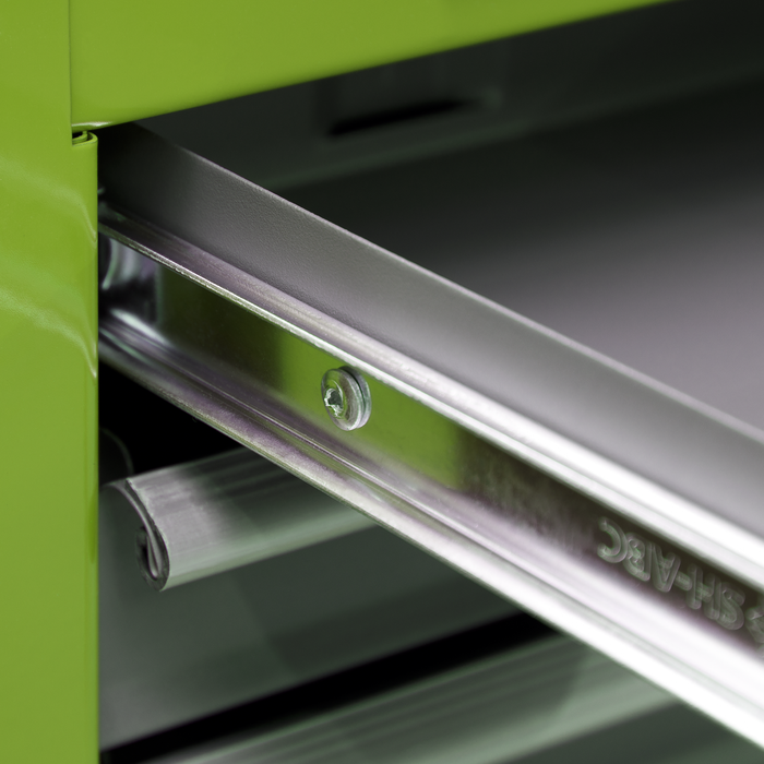 American PRO® Topchest, Mid-Box Tool Chest & Rollcab 9 Drawer Stack - Green | AP2200BBHVSTACK