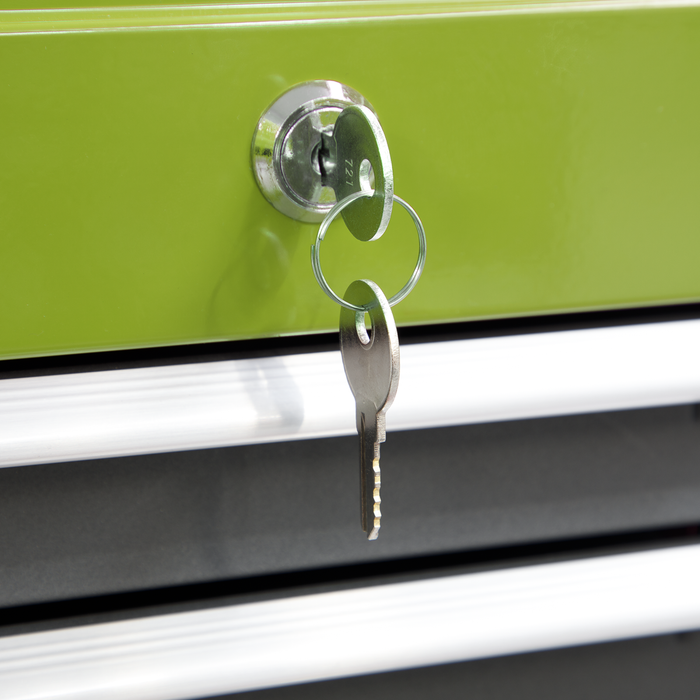 American PRO® Topchest & Rollcab Combination 6 Drawer - Green/Grey | AP2200BBHV