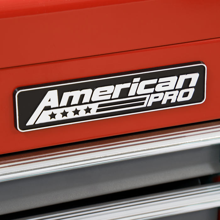 American PRO® Topchest & Rollcab Combination 6 Drawer - Red | AP2200BB