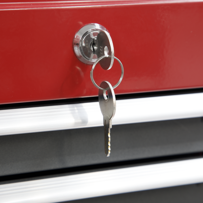 American PRO® Topchest & Rollcab Combination 6 Drawer - Red | AP2200BB