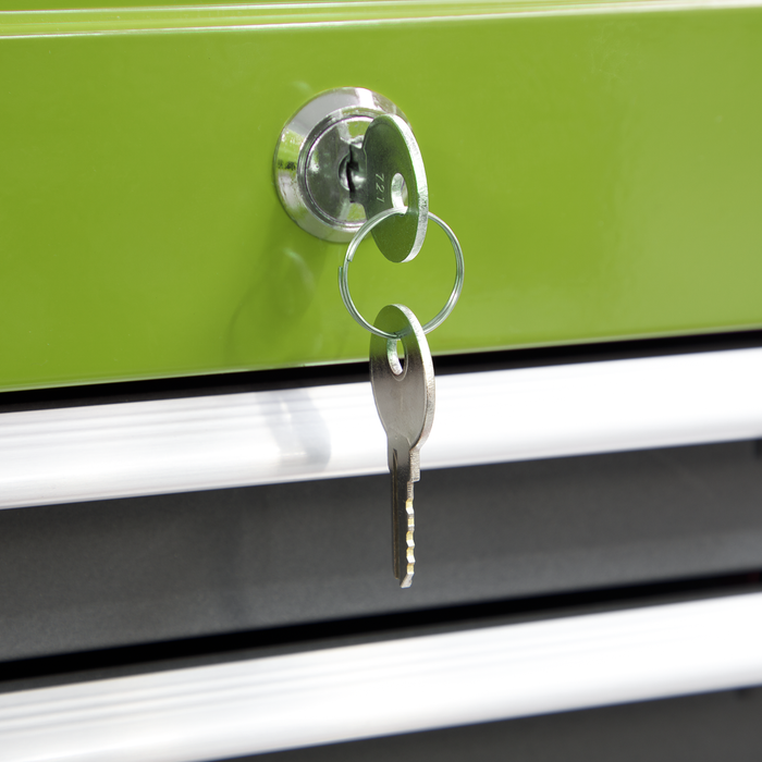 American PRO® Mid-Box Tool Chest 3 Drawer - Green/Grey | AP22309BBHV