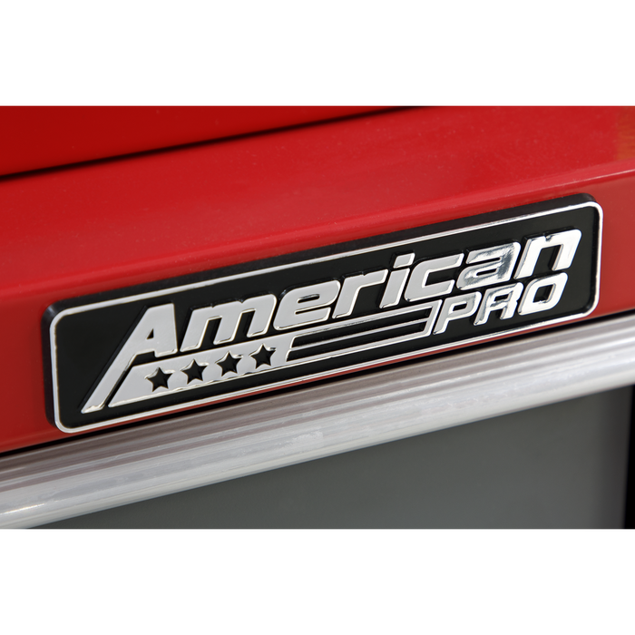 American PRO® Rollcab 5 Drawer - Red/Grey | AP22505BB