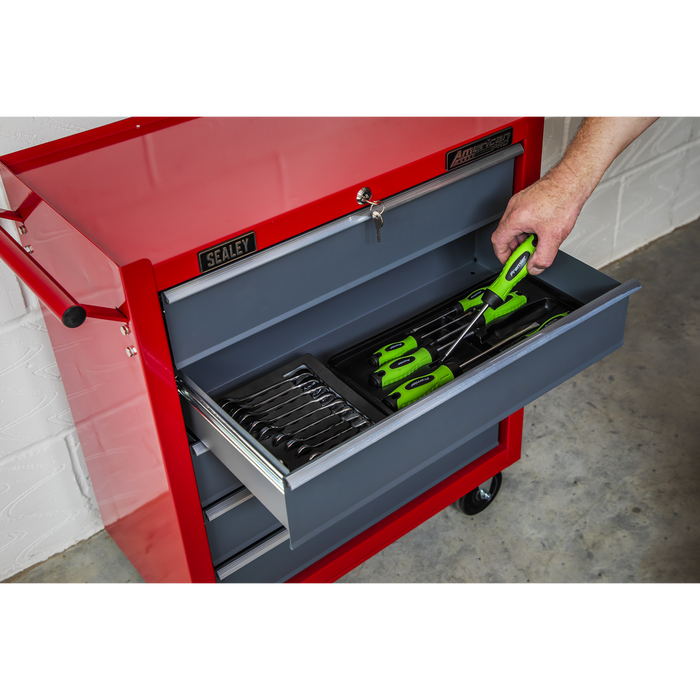 American PRO® Rollcab 5 Drawer - Red/Grey | AP22505BB